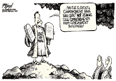 ...And the Eleventh Commandment Says Thou Shalt Not Remove These Commandments from Government Buildings!