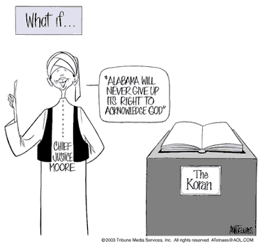 What if... "Alabama Will Never Give Up Its Right To Acknowledge God"