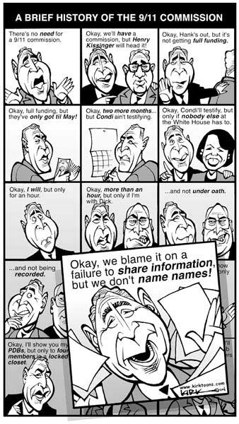 George Bush: flip-flopper in chief: The 9-11 Commission