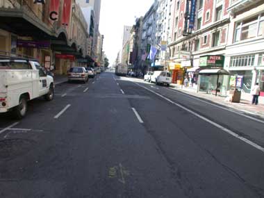Crossing Geary Street