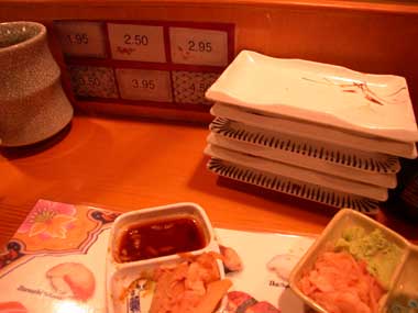Sushi plates