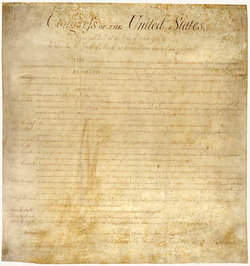 The first ten Amendments to the U.S. Constitution make up the Bill of Rights.